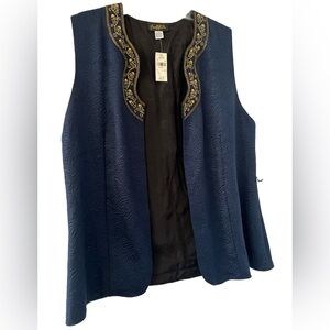 Mary McFadden Vest Size L Vintage